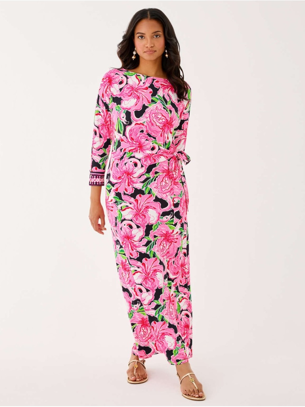 Demy Dolman Sleeve Maxi Dress